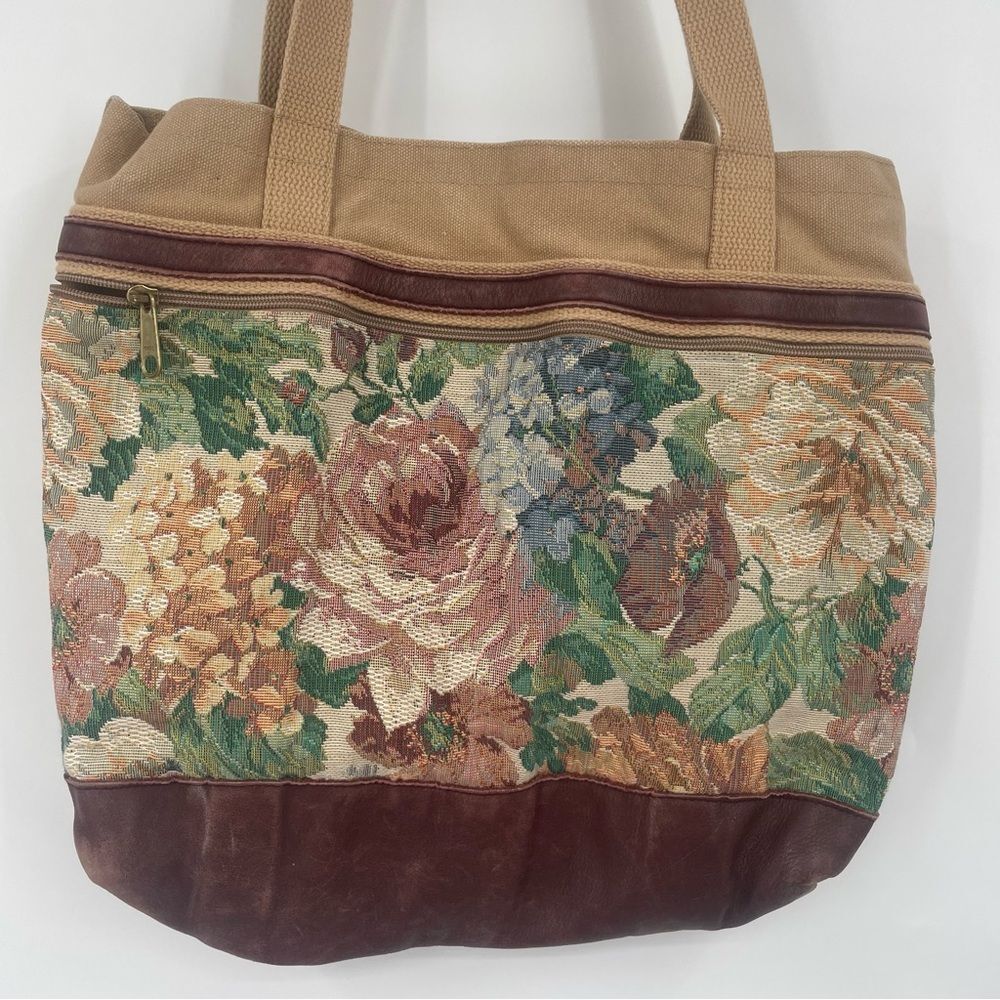 My Maine Purse Floral Tapestry Tote Bag